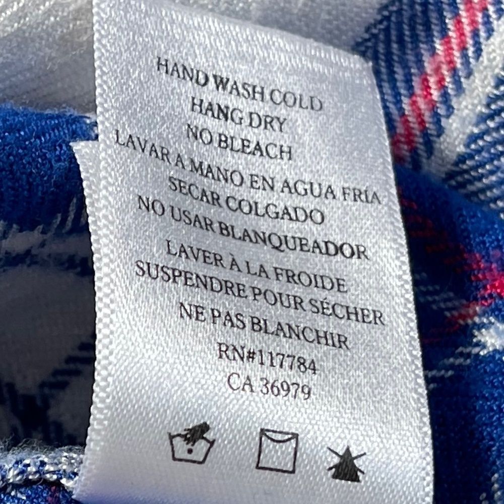 Rails Hunter White/Blue/Raspberry Flannel Button … - image 5